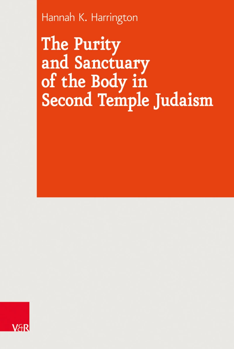 Portada: The Purity and Sanctuary of the Body in Second Temple Judaism