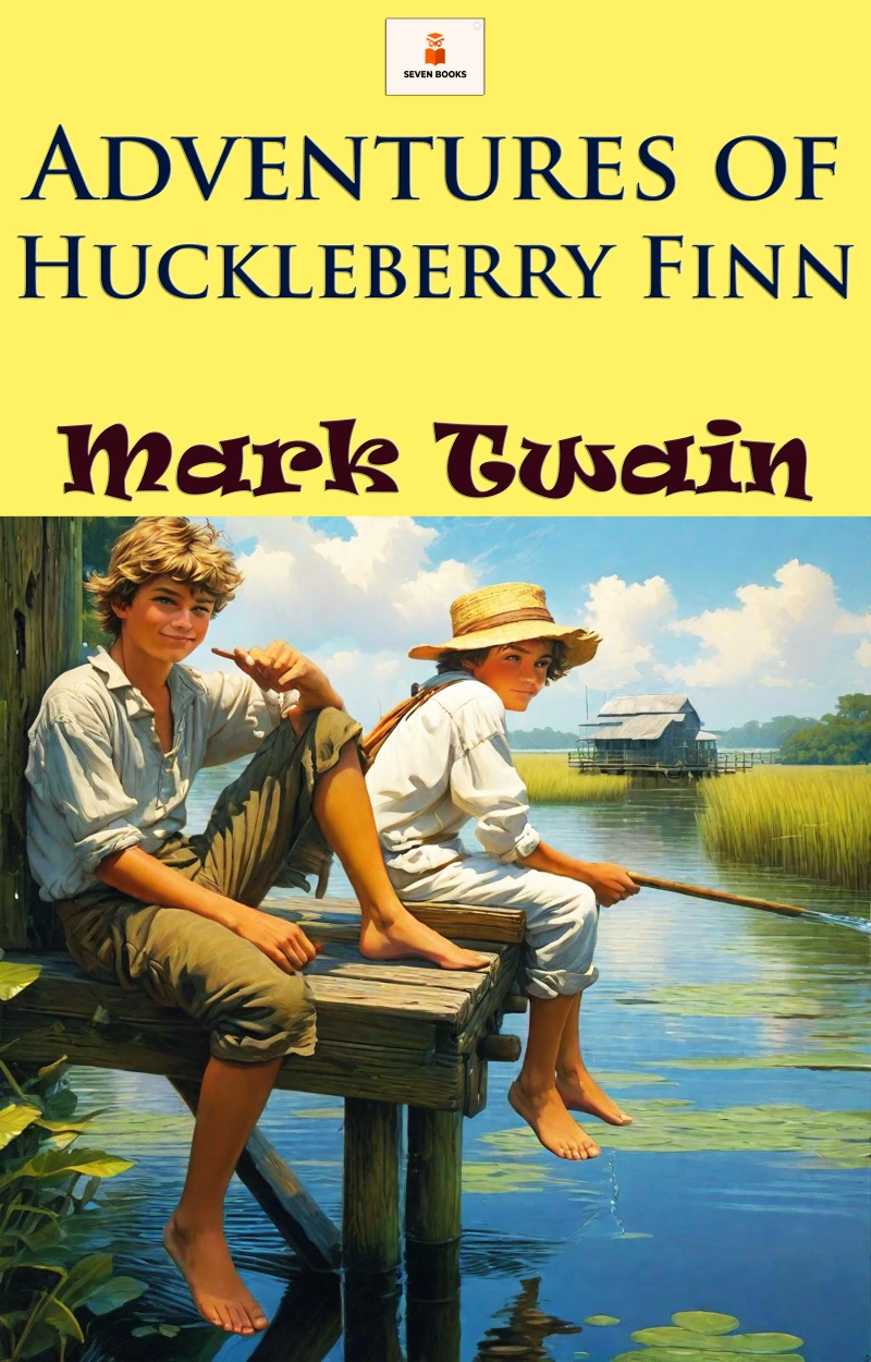 Portada: Adventures of Huckleberry Finn