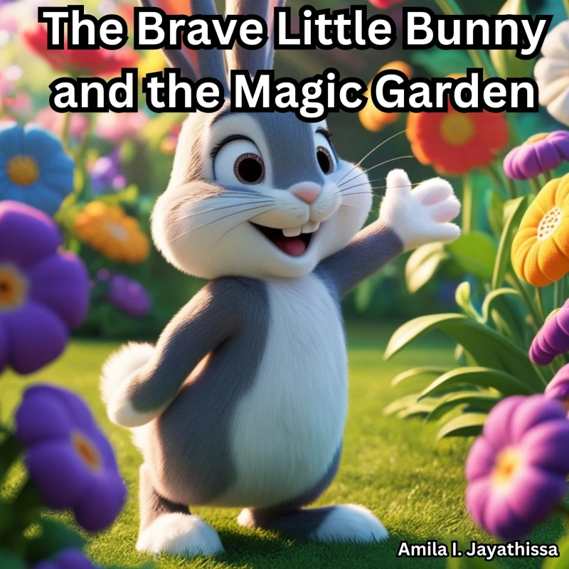 Portada: The Brave Little Bunny and the Magic Garden