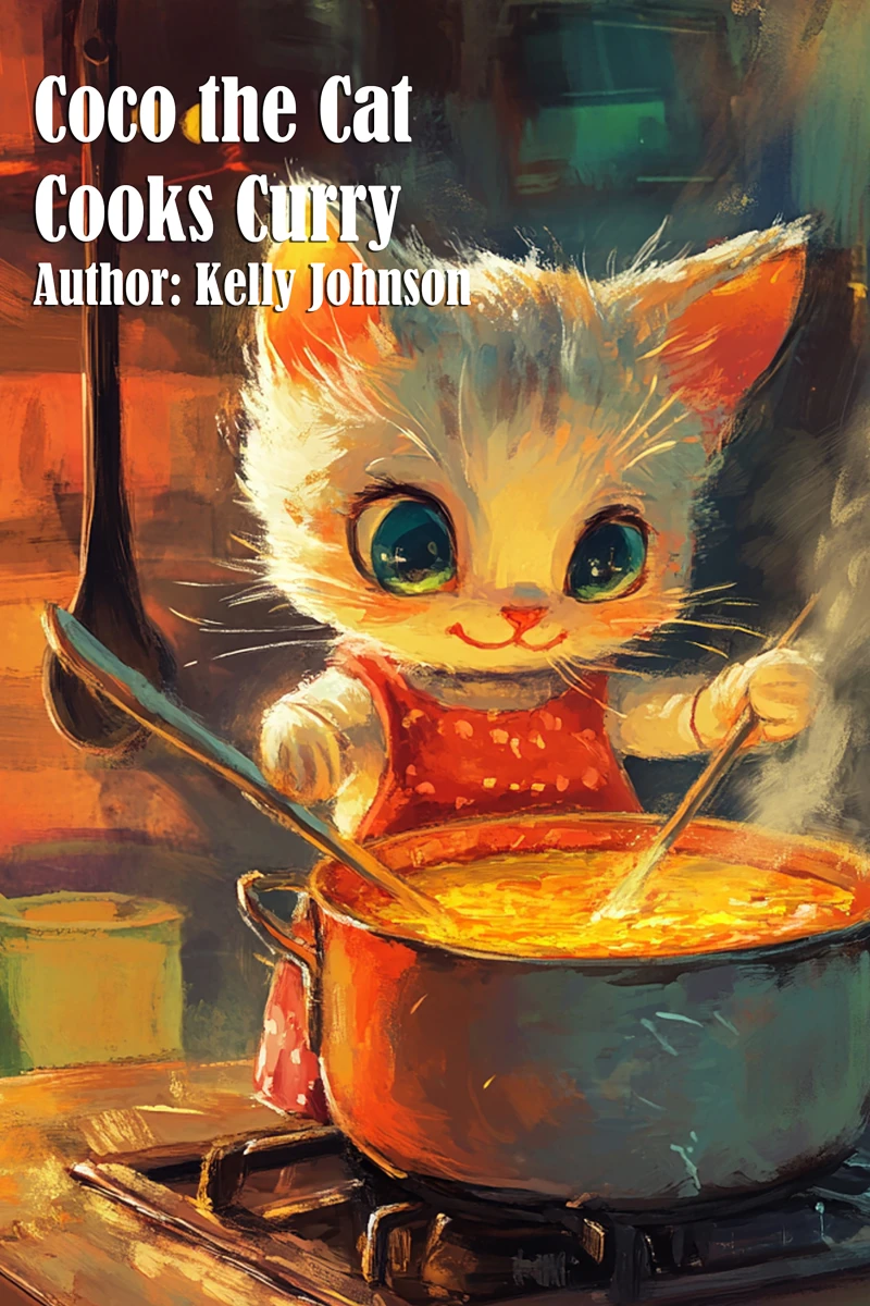Portada: Coco the Cat Cooks Curry