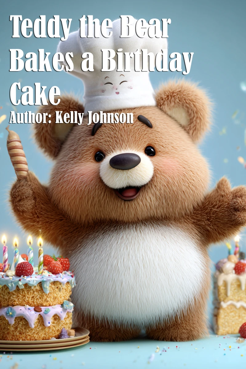 Portada: Teddy the Bear Bakes a Birthday Cake