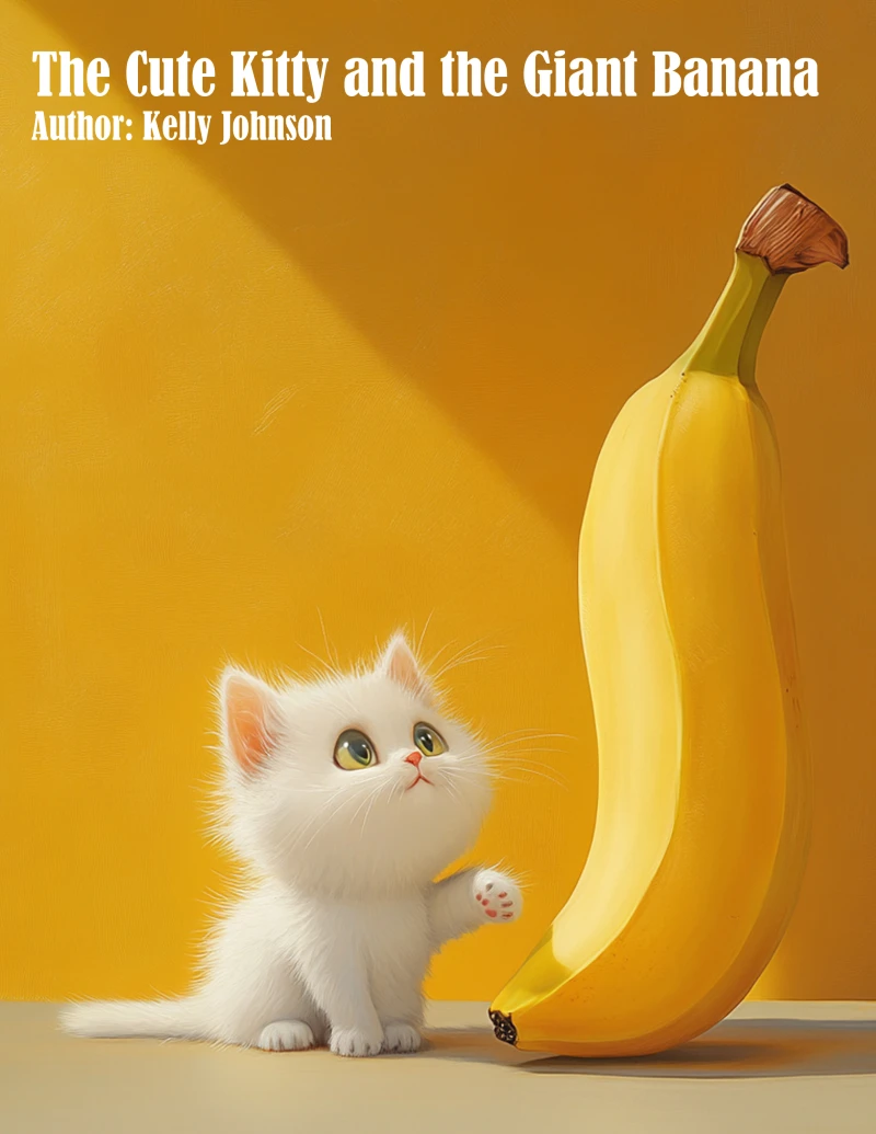 Portada: The Cute Kitty and the Giant Banana