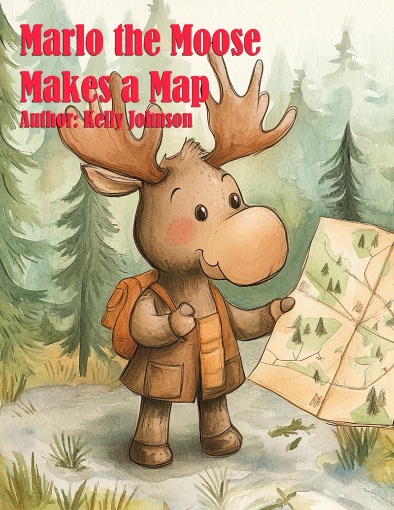 Portada: Marlo the Moose Makes a Map