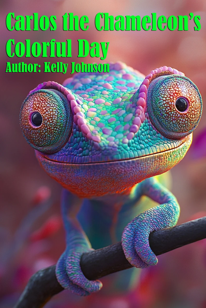 Portada: Carlos the Chameleon's Colorful Day