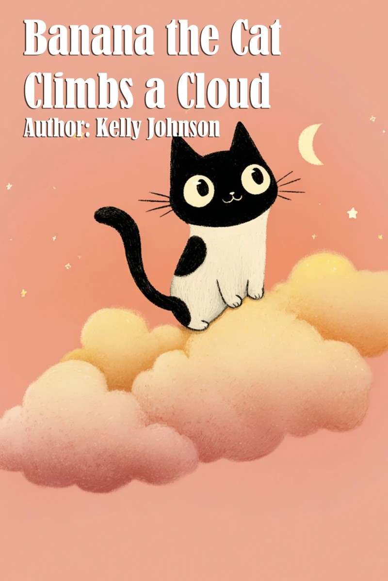 Portada: Banana the Cat Climbs a Cloud