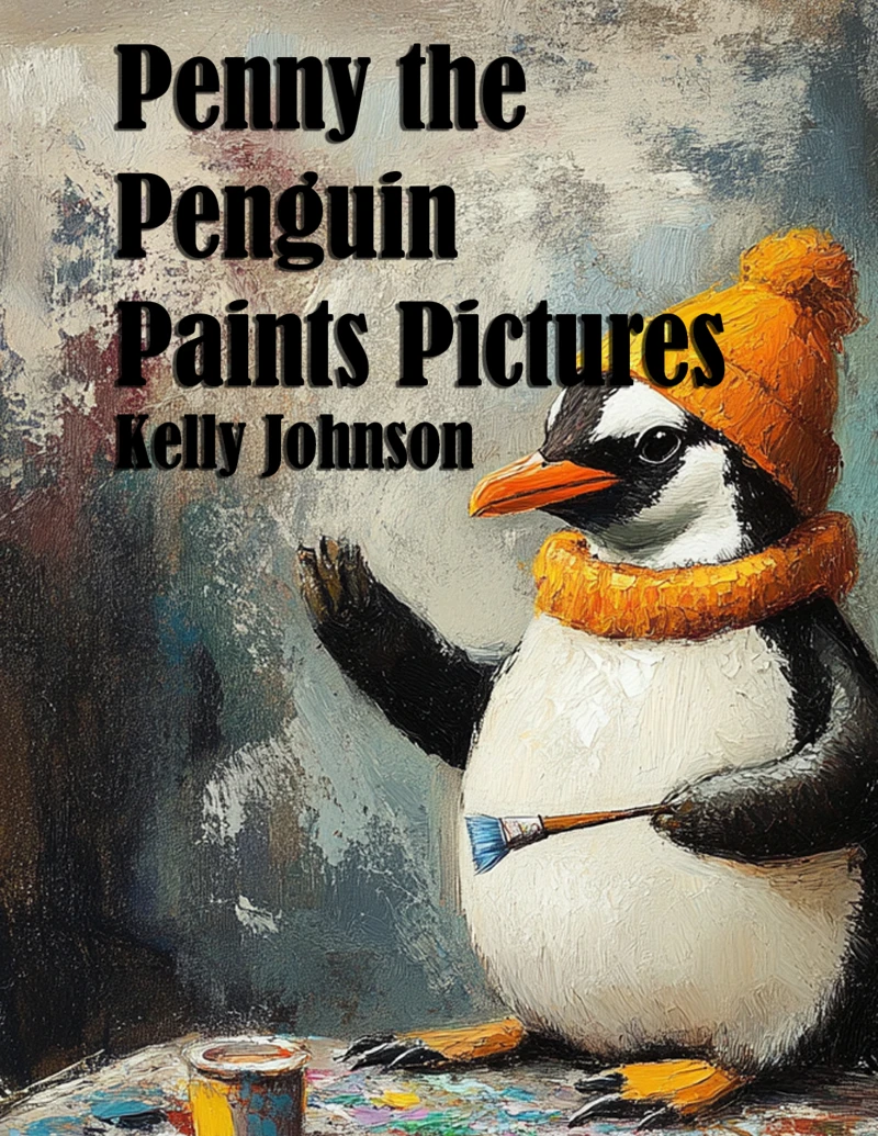 Portada: Penny the Penguin Paints Pictures