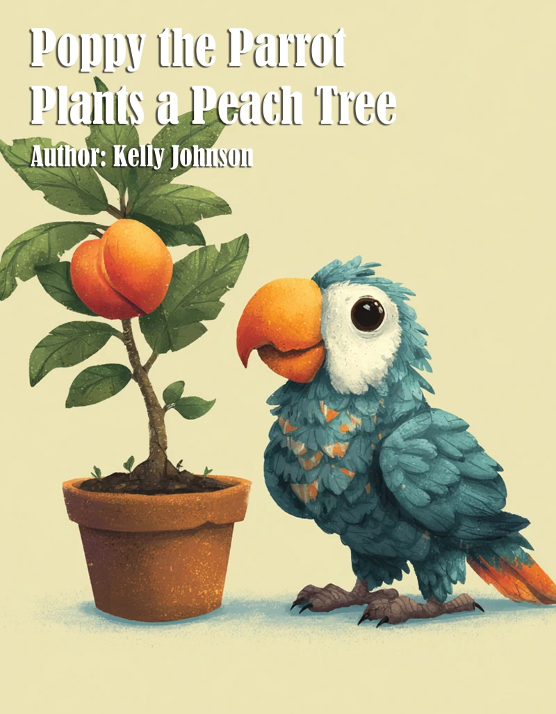 Portada: Poppy the Parrot Plants a Peach Tree