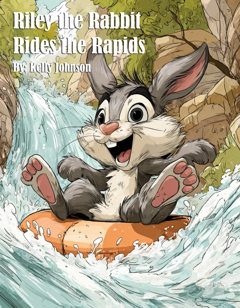 Portada: Riley the Rabbit Rides the Rapids
