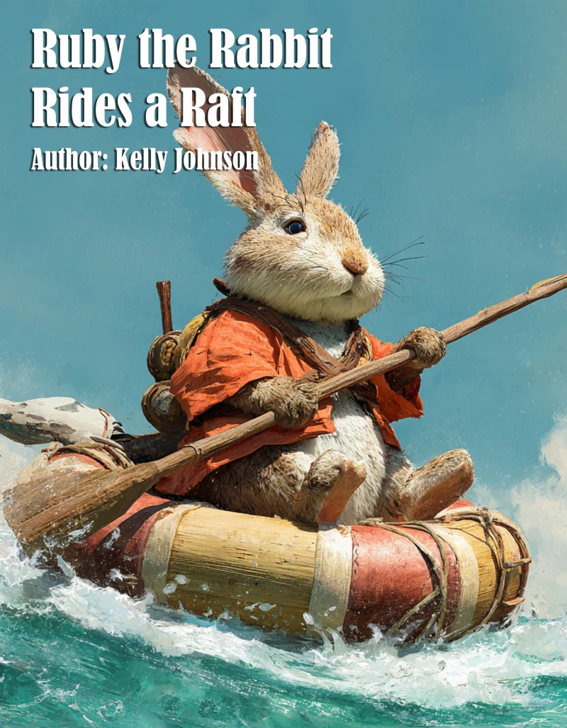 Portada: Ruby the Rabbit Rides a Raft
