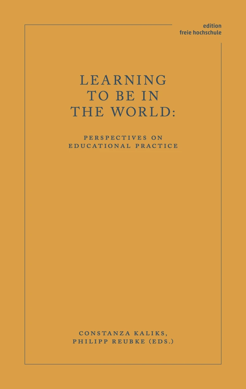 Portada: Learning to Be in the World