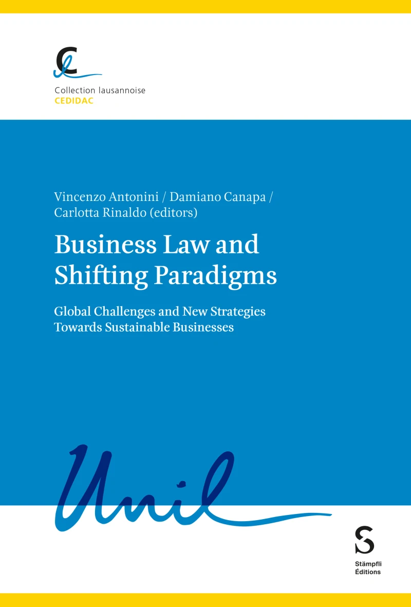 Portada: Business Law and Shifting Paradigms