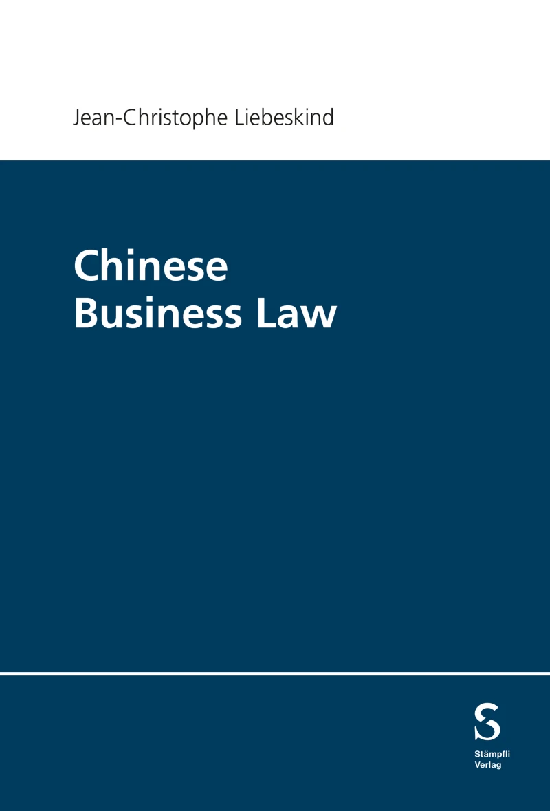 Portada: Chinese Business Law