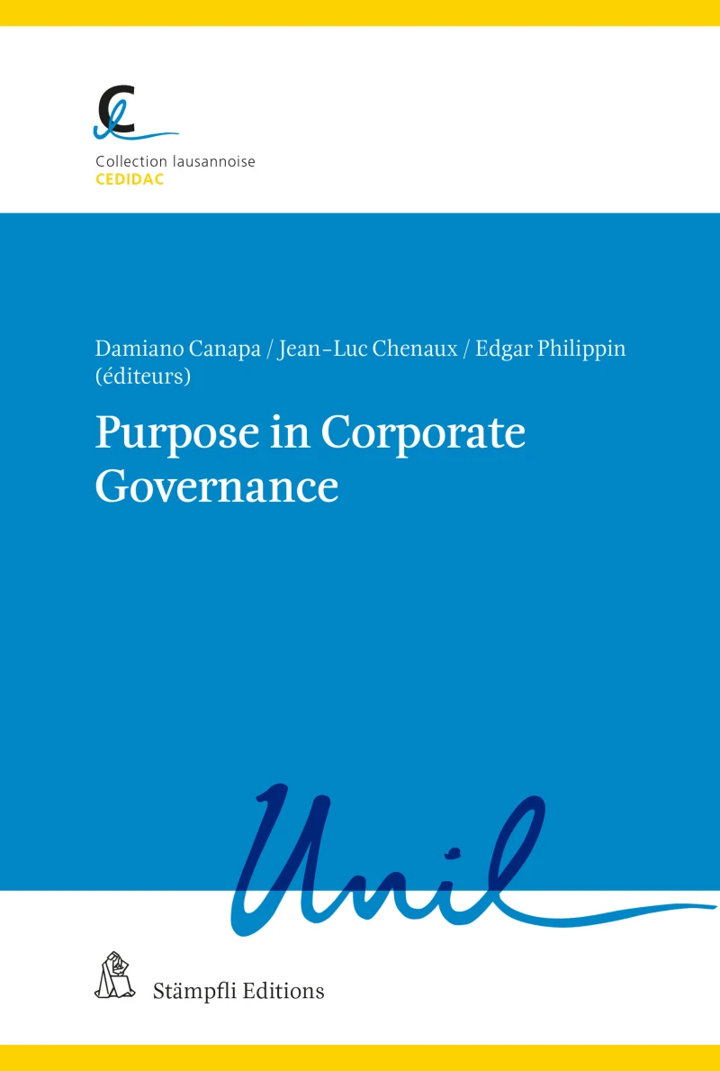 Portada: Purpose in Corporate Governance