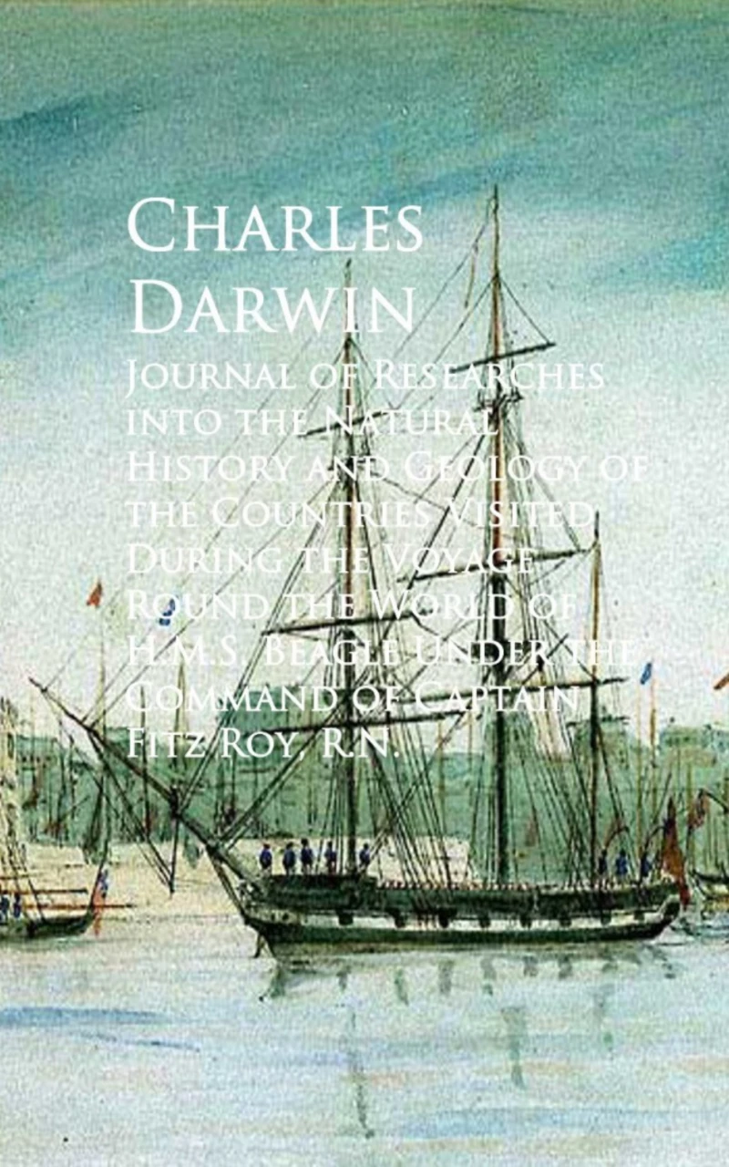 Portada: Journal of Researches into the Natural History and Round the World of H.M.S. Beagle