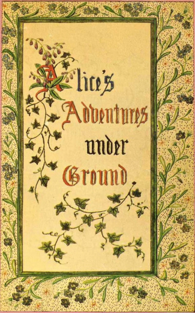 Portada: Alice's Adventures under Ground
