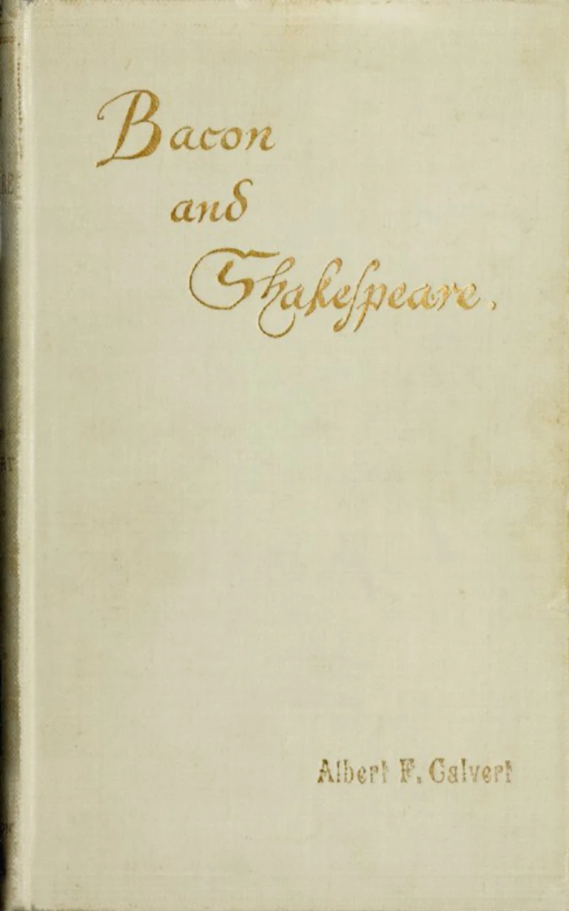 Portada: Bacon and Shakespeare