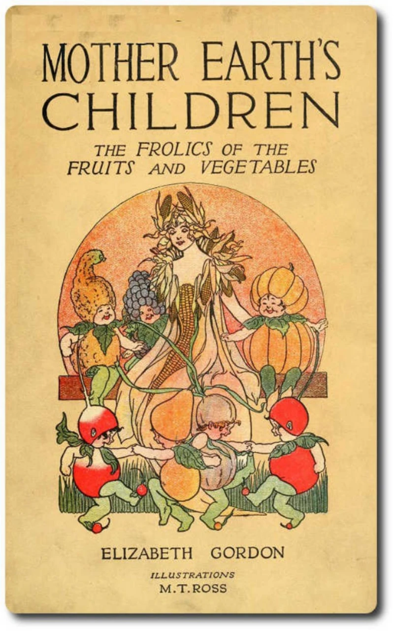 Portada: Mother Earth's Children: The Frolics of the Fruits and Vegetables