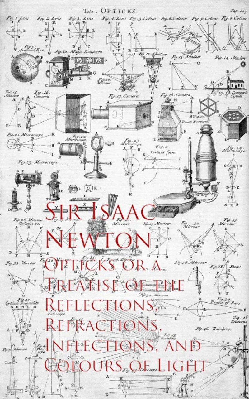 Portada: Opticks or a Treatise of the Reflections, Refracections, and Colours of Light