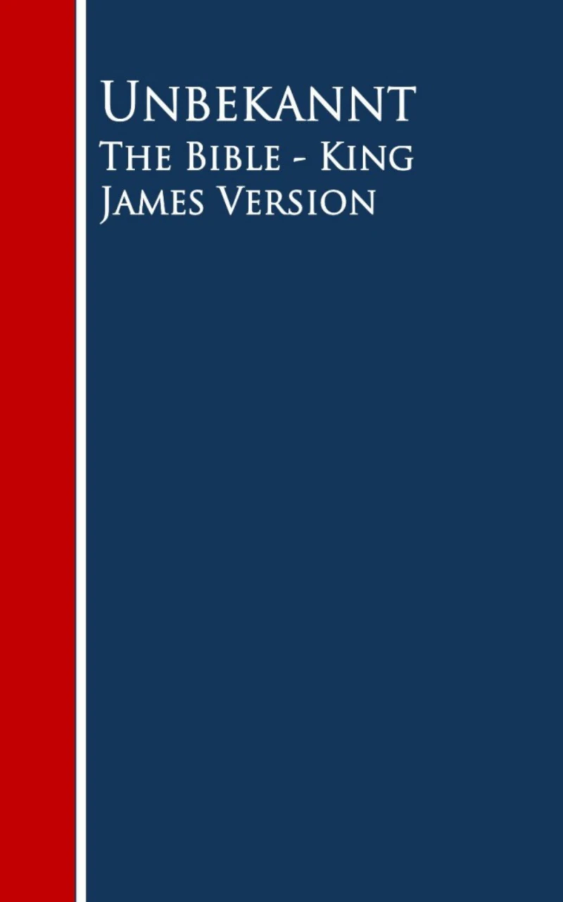 Portada: The Bible - King James Version