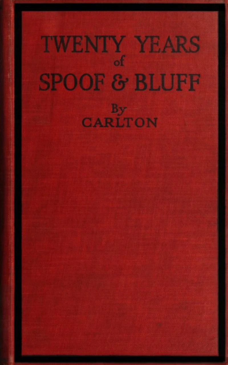 Portada: Twenty Years of Spoof and Bluff