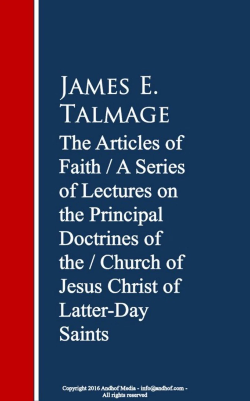Portada: The Articles of Faith: A Series of Lectures of Christ of Latter-Day Saints