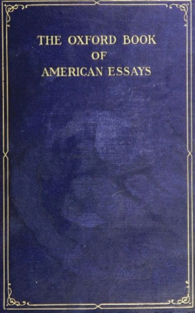 Portada: The Oxford Book of American Essays