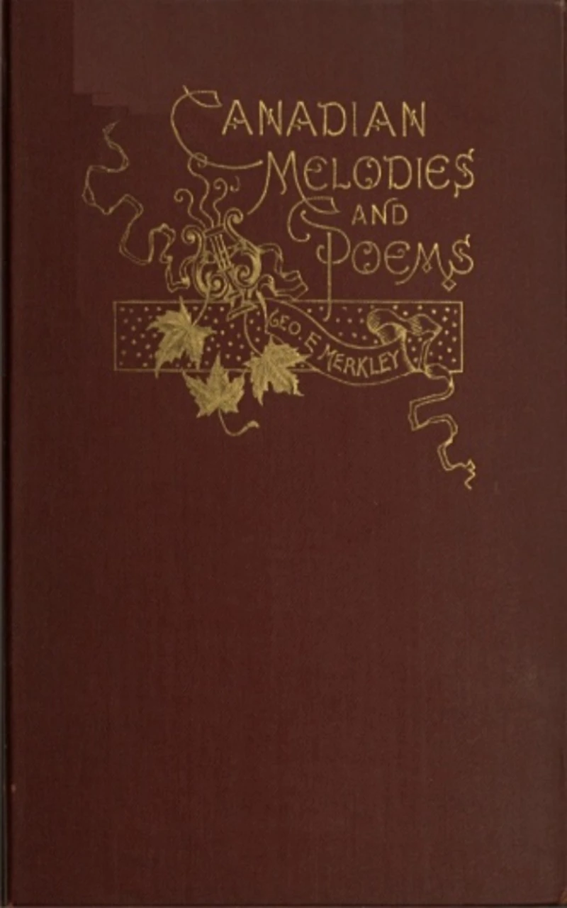 Portada: Canadian Melodies and Poems