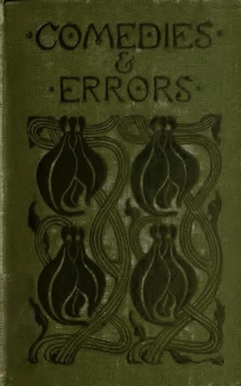 Portada: Comedies and Errors