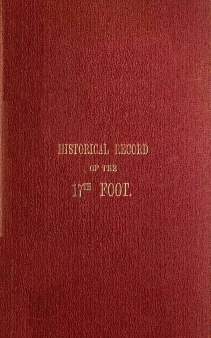 Portada: Historical Record of the Seventeenth or The Lts Formation in 1688 to 1848