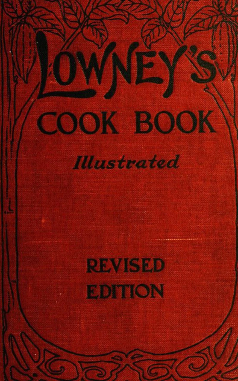 Portada: Lowney's Cook Book