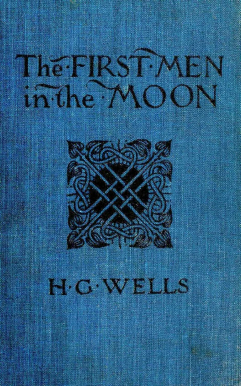 Portada: The First Men in the Moon