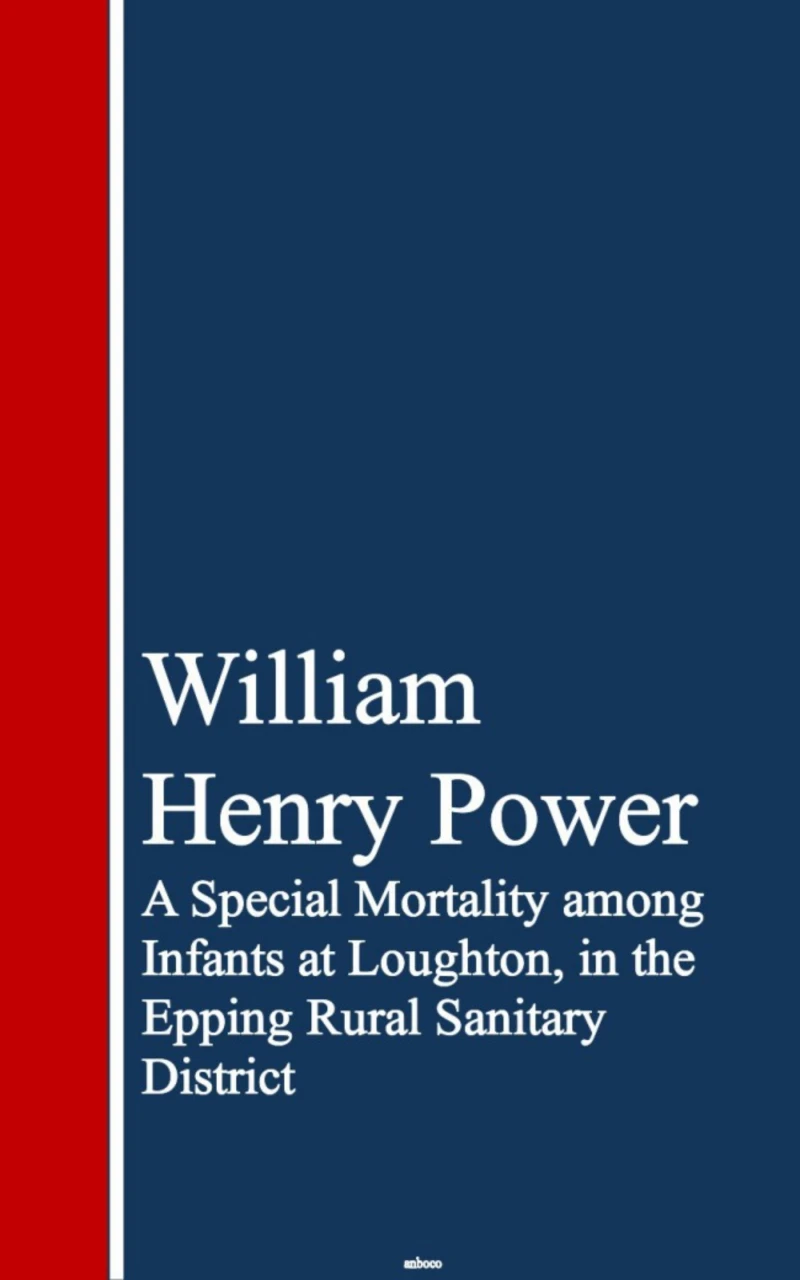 Portada: A Special Mortality among Infants at Loughton, ining Rural Sanitary District