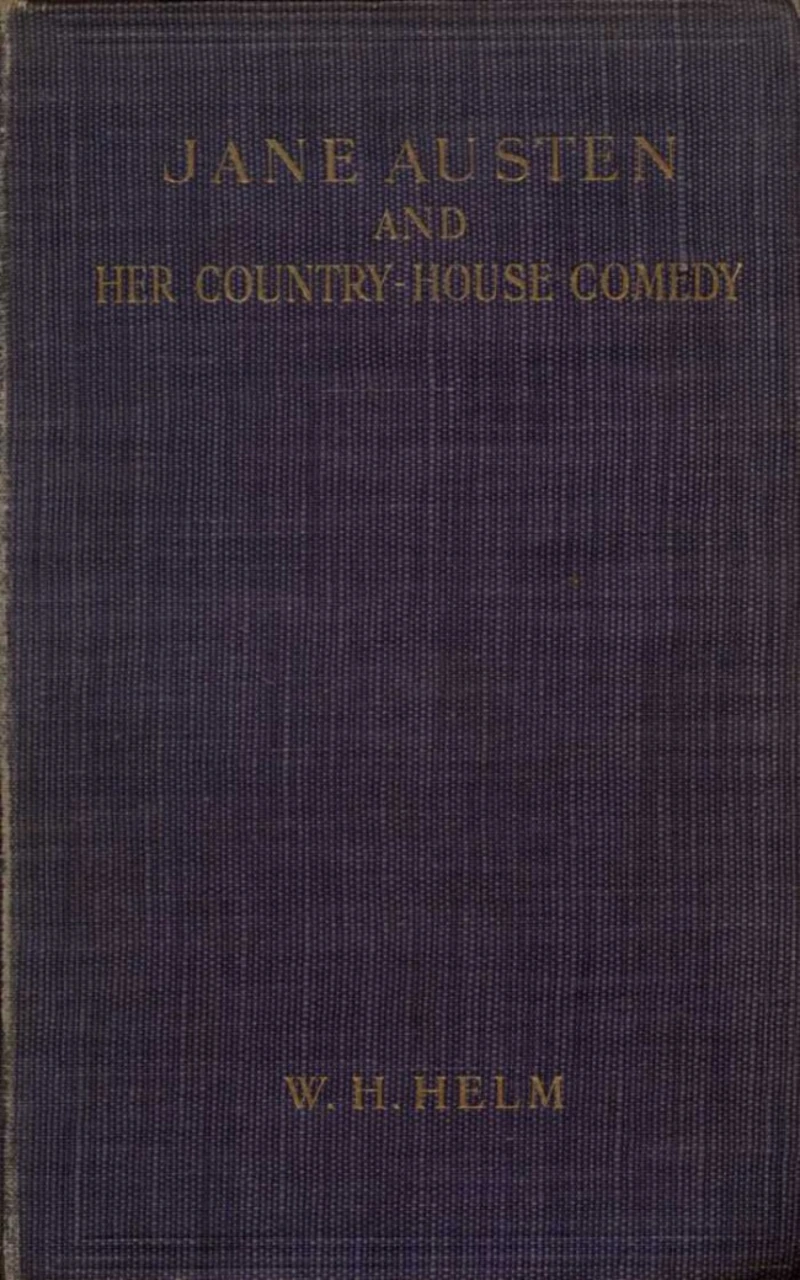 Portada: Jane Austen and her Country-house Comedy
