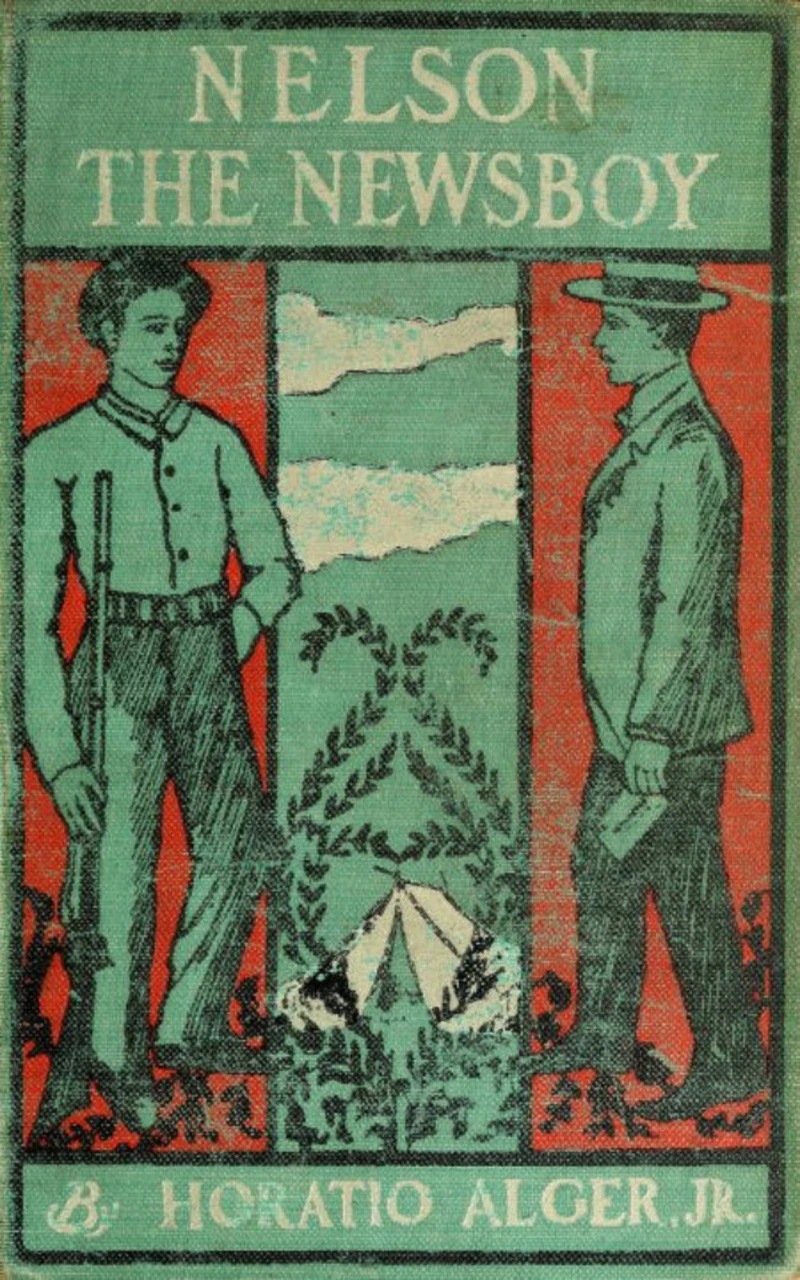 Portada: Nelson The Newsboy; Or, Afloat in New York - Horatio Alger Jr., Edward Stratemeyer