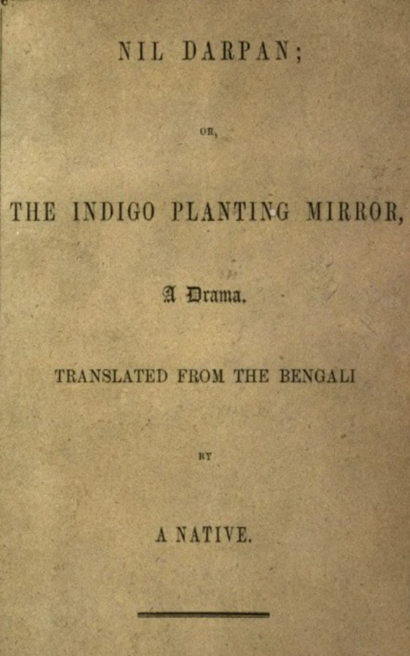 Portada: Nil Darpan; or, The Indigo Planting Mirror