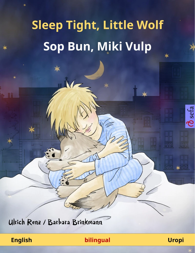 Portada: Sleep Tight, Little Wolf – Sop Bun, Miki Vulp (English – Uropi)