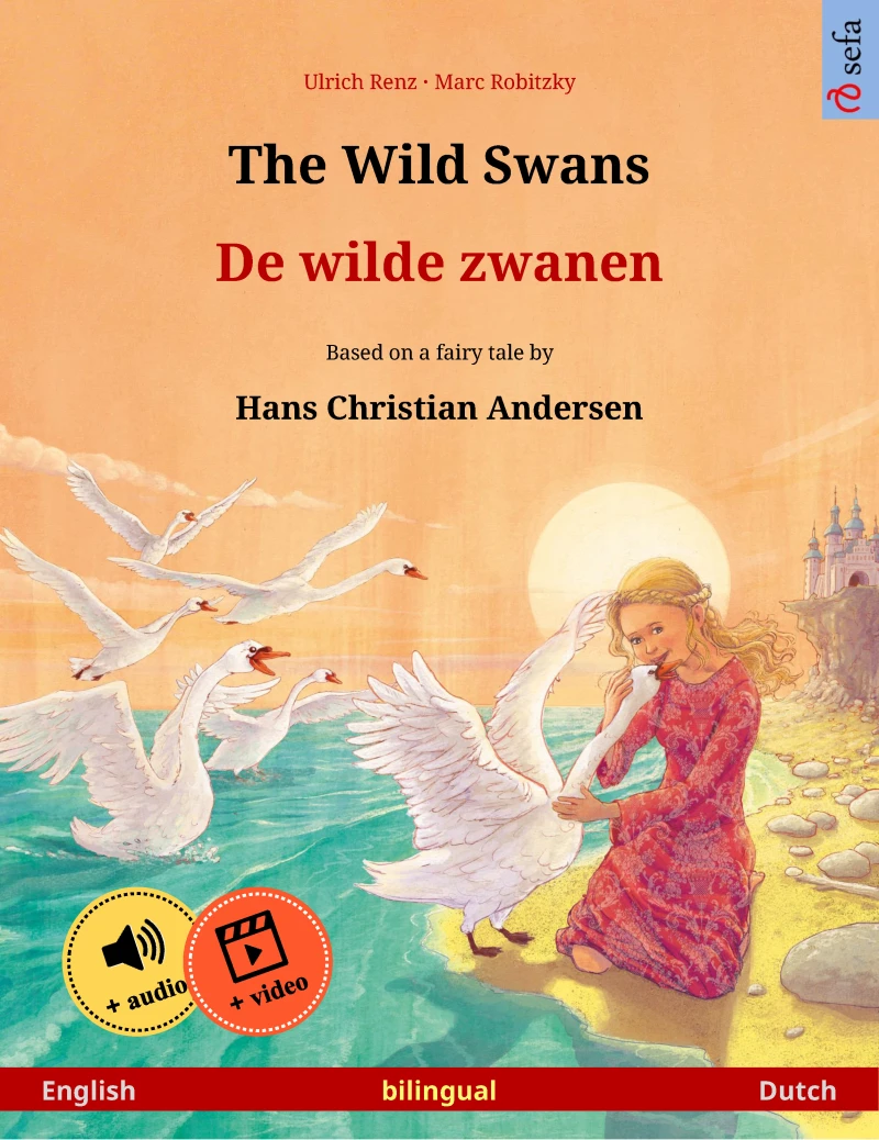 Portada: The Wild Swans – De wilde zwanen (English – Dutch)