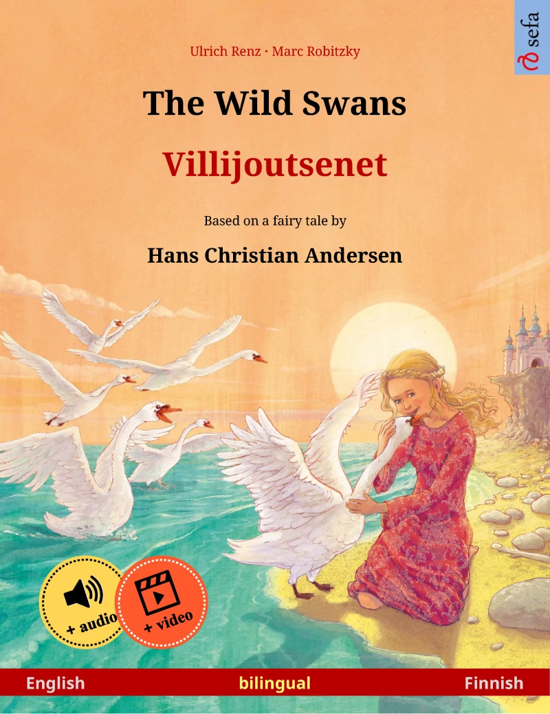 Portada: The Wild Swans – Villijoutsenet (English – Finnish)