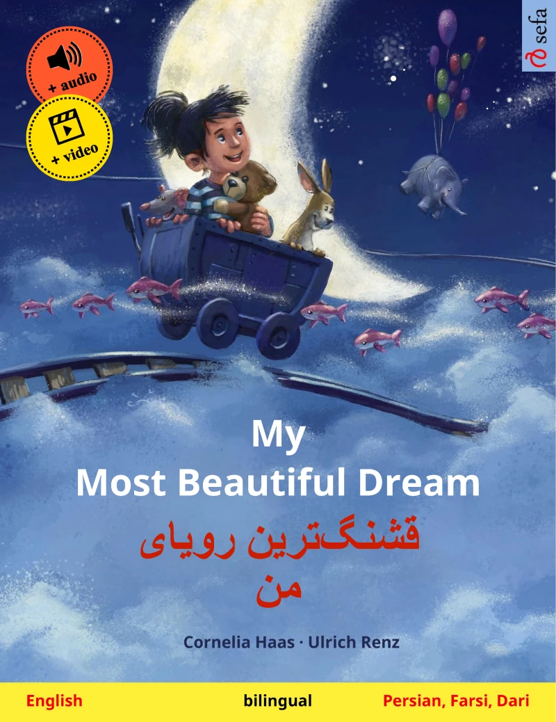 Portada: My Most Beautiful Dream – قشنگ‌ترین رویای من (English – Persian, Farsi, Dari)
