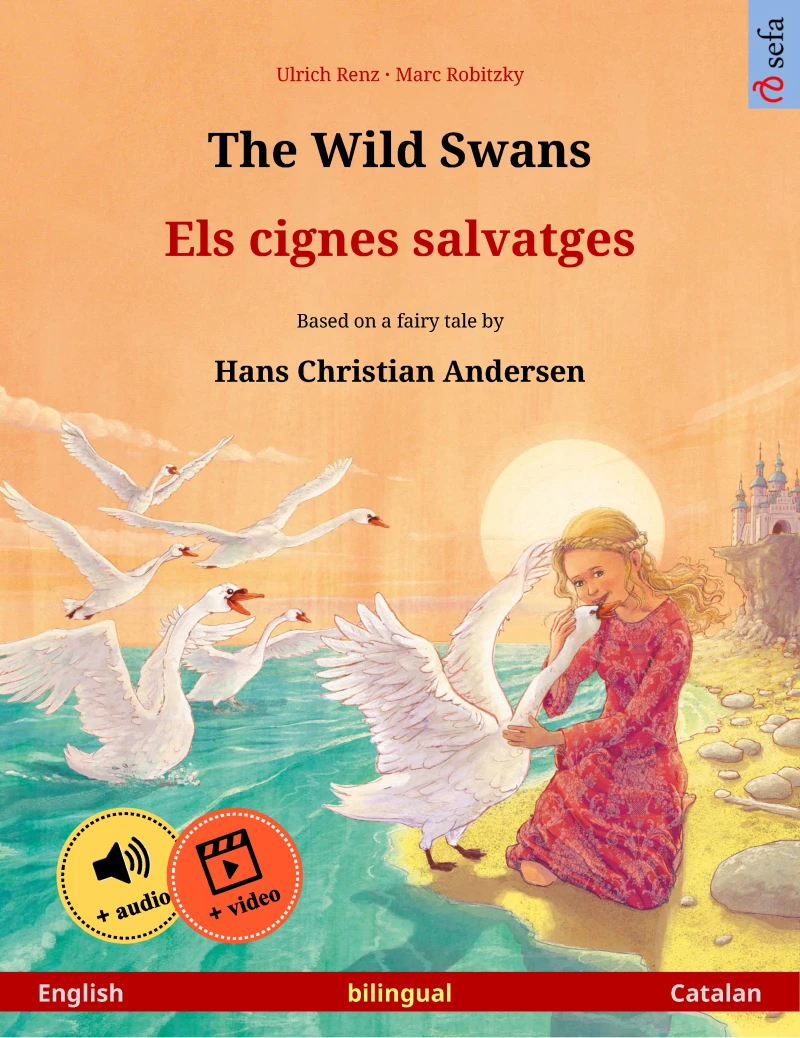 Portada: The Wild Swans – Els cignes salvatges (English – Catalan)