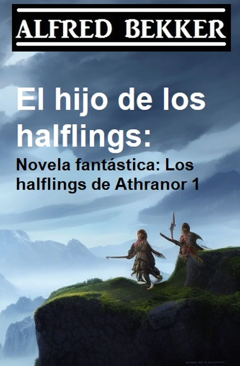 Portada: El hijo de los halflings: Novela fantástica: Los halflings de Athranor 1