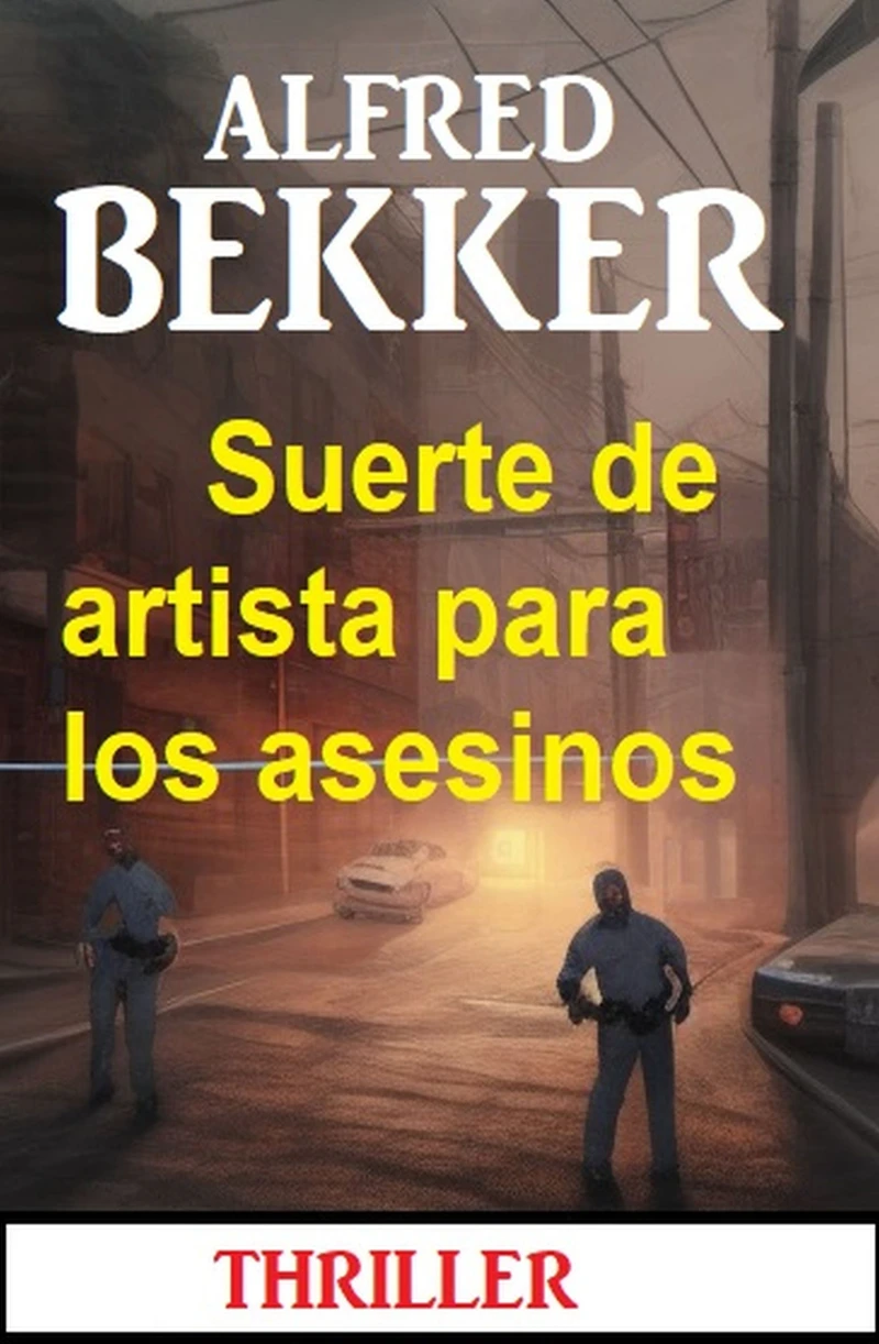 Portada: Suerte de artista para los asesinos: Thriller
