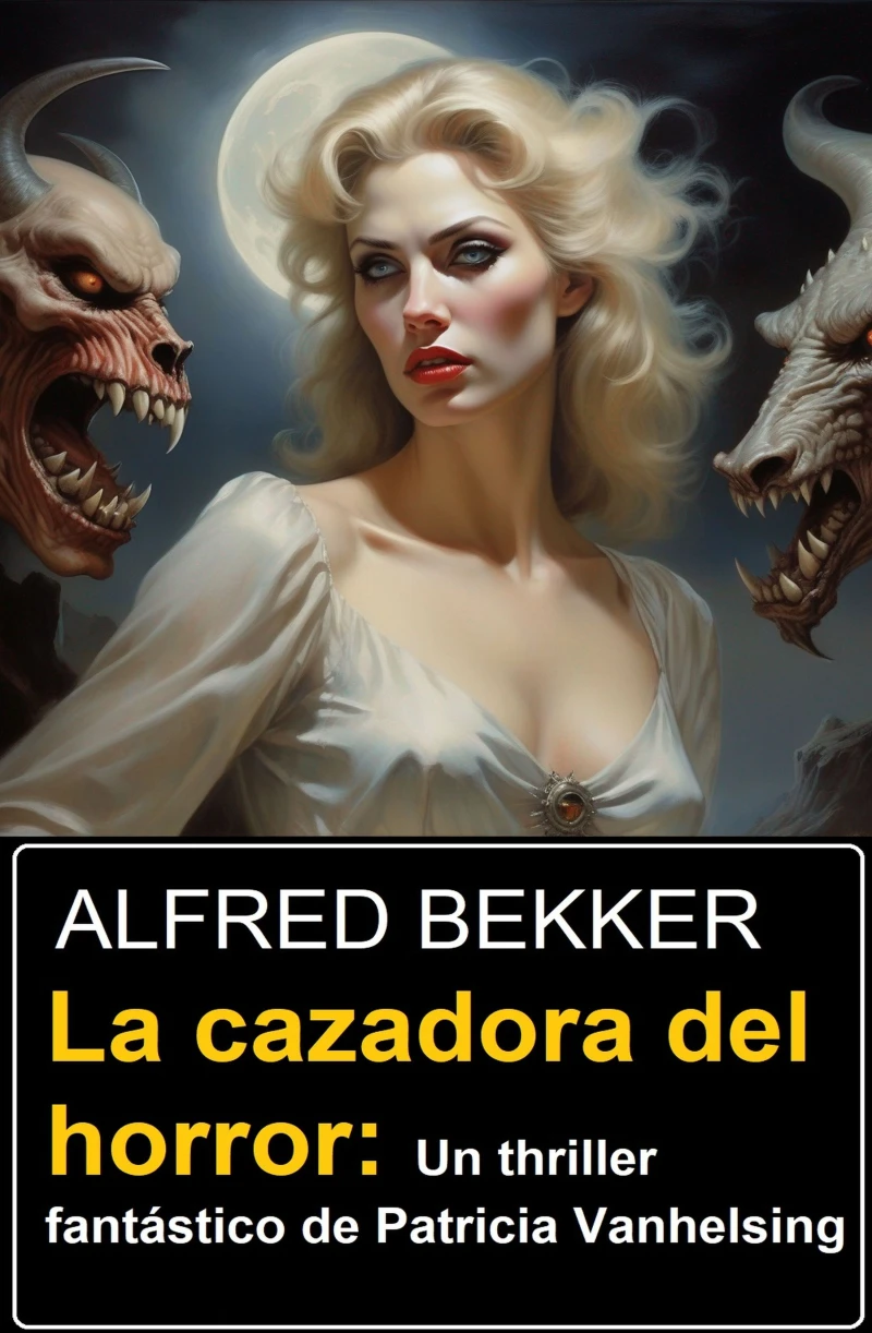 Portada: La cazadora del horror: Un thriller fantástico de Patricia Vanhelsing