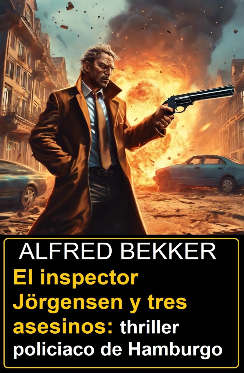 Portada: El inspector Jörgensen y tres asesinos: thriller policiaco de Hamburgo