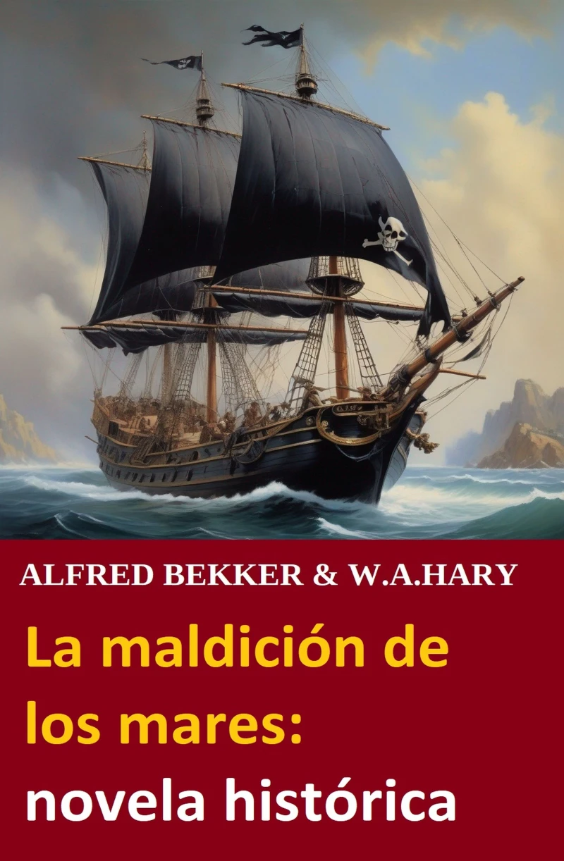 Portada: La maldición de los mares: novela histórica