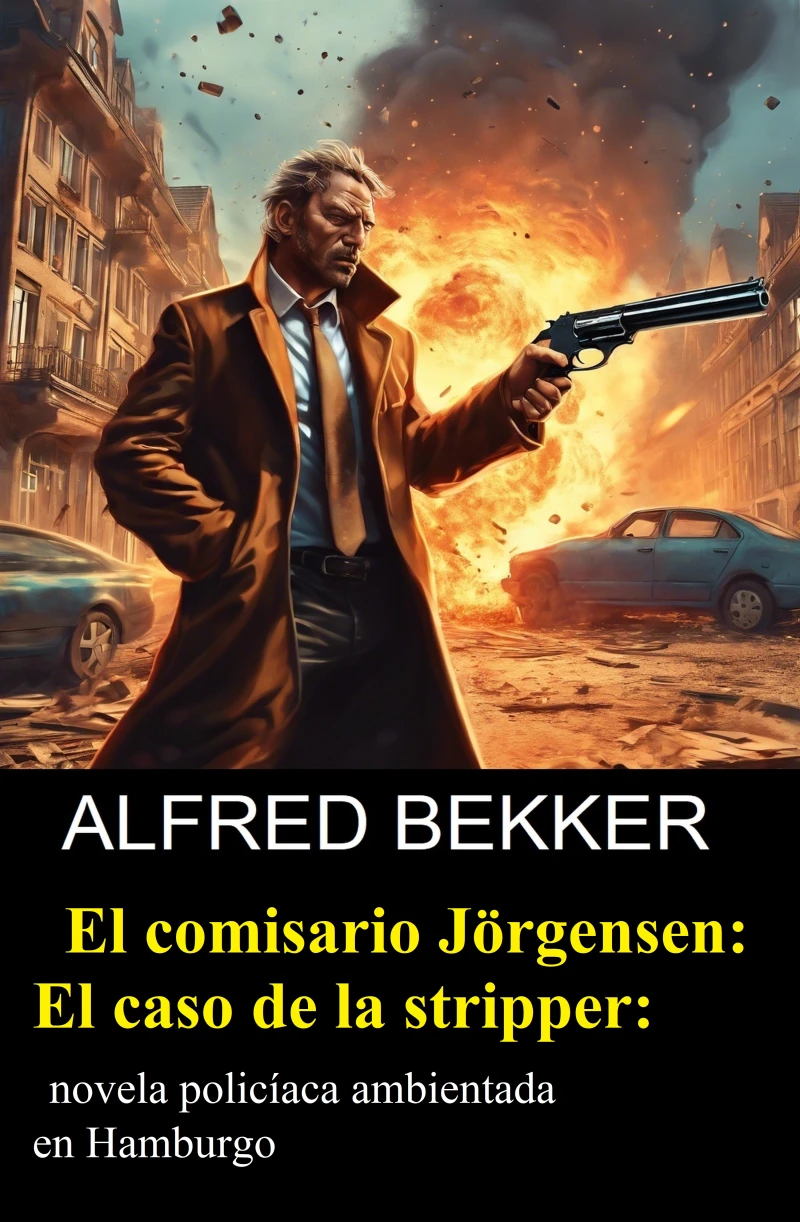 Portada: El comisario Jörgensen: El caso de la stripper: novela policíaca ambientada en Hamburgo