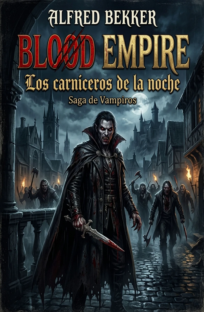 Portada: Blood Empire: Los carniceros de la noche: Saga de Vampiros