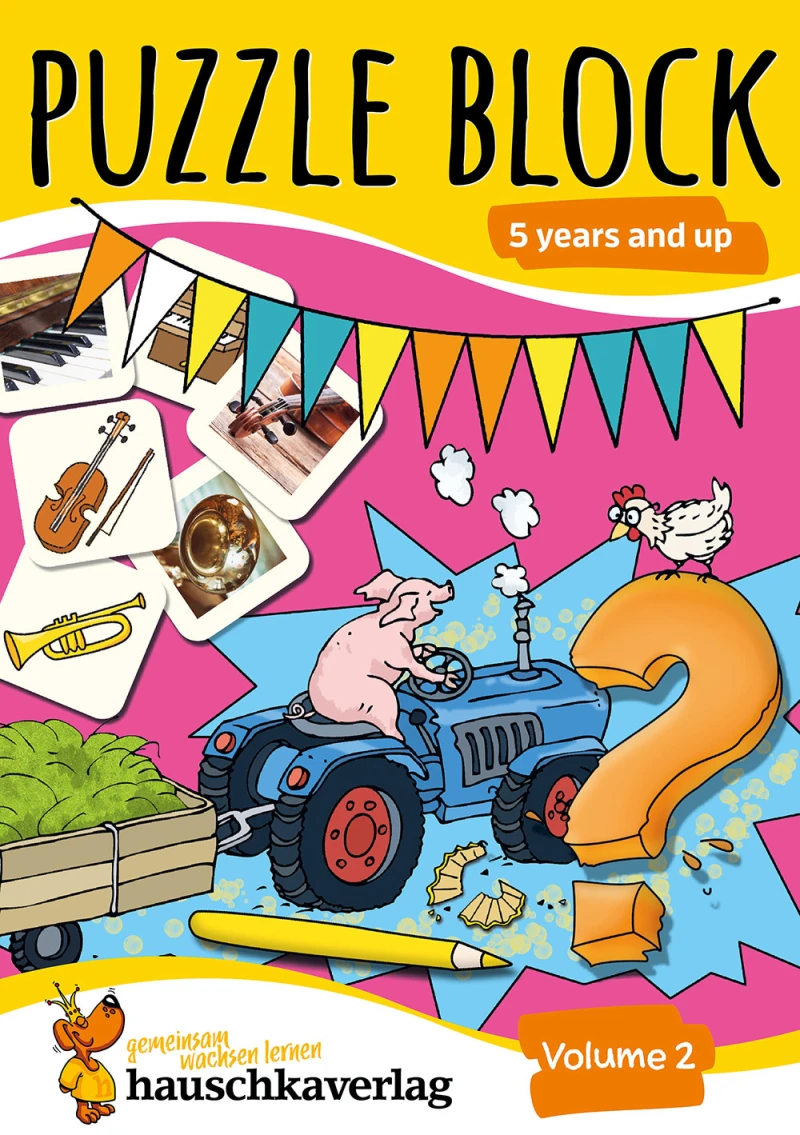 Portada: Puzzle block 5 years and up, Volume 2