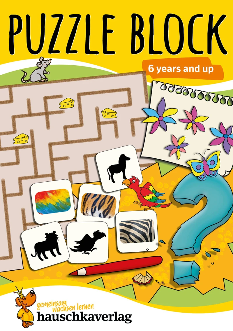 Portada: Puzzle block 6 years and up