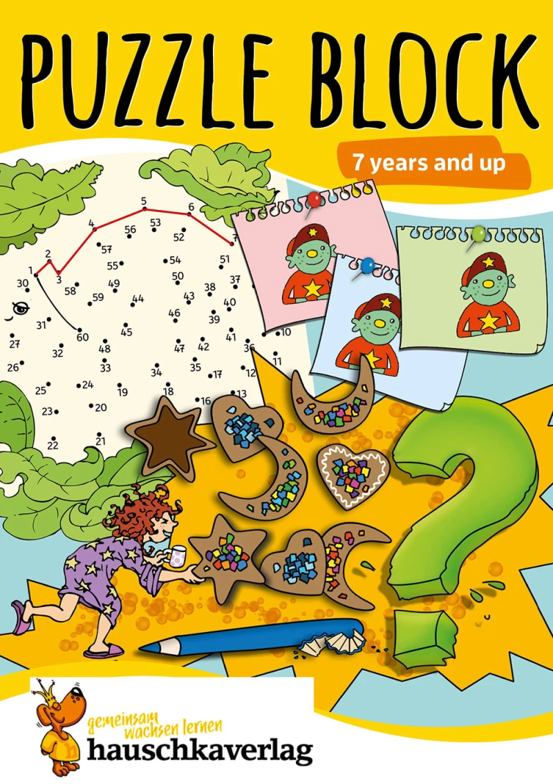 Portada: Puzzle block 7 years and up